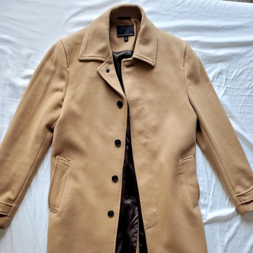 Banana Republic Italian Wool Coat (Camel)